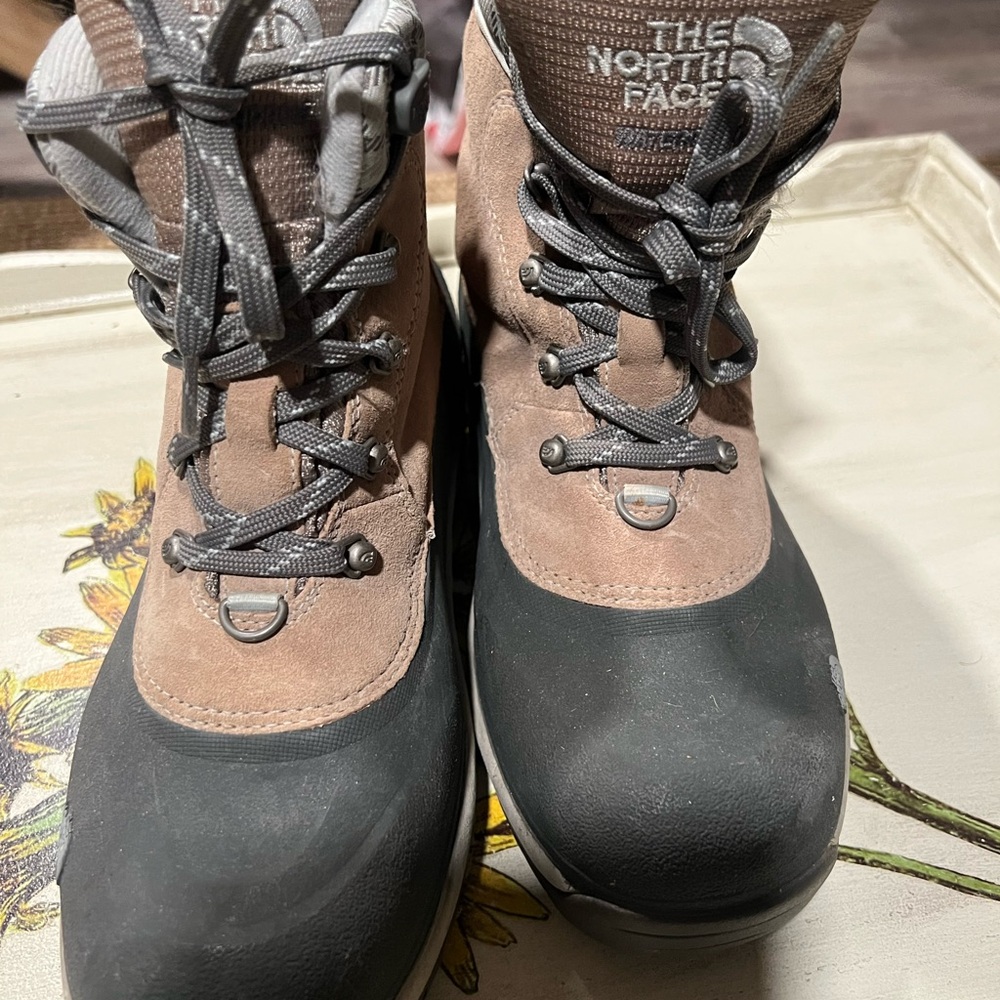 The North Face Tan and Black Outdoor Boots